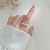 Little Daisy Ring For Women Oil-Dripping Flower Adjustable Open Ring Creative Accessories Trendy Alloy  Cute Girls Gift