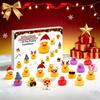 Creative Xmas Party Favors Duck Advent Calendar 2026, 24 Day Christmas Countdown with Collectibles for Lovers Pcs Bath Toys, Holiday Gifts Kids