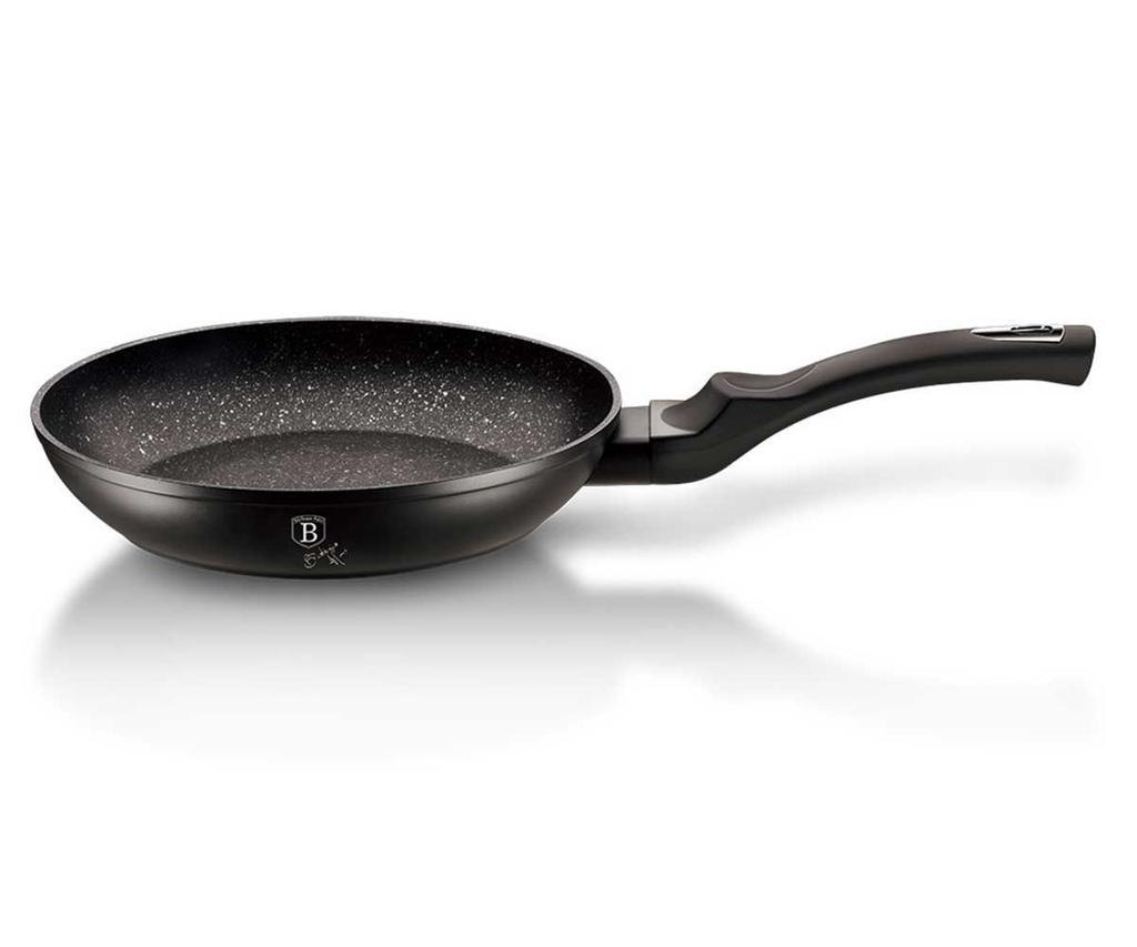 Patelnia granitowa 28cm berlinger haus black silver bh-1845 lumarko!