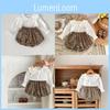Entzückendes Baby-Mädchen-Kleidungsset mit Oberteil mit Blumenmuster und bequemer kurzer Hose