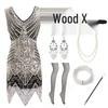 1920s Retro Beaded Tassel Sequin Dress - Handcrafted, Sexy Performance Costume for Women in Plus Sizes