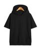 Basic Standard 20-Count Hooded Short Sleeve T-Shirt Black