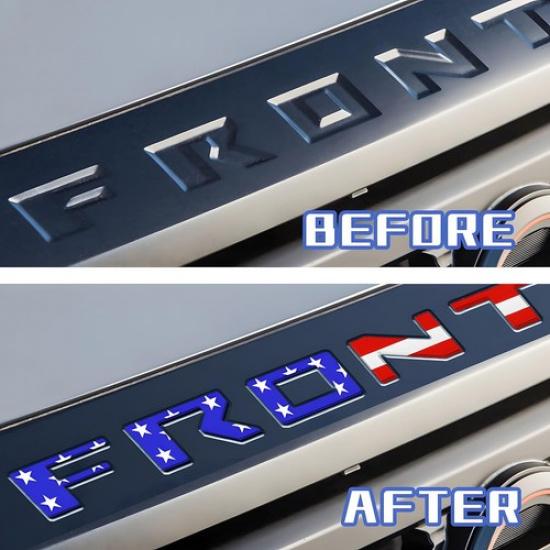Rear Tailgate Emblem For Frontier -2025 Letter Waterproof Raised Sticker