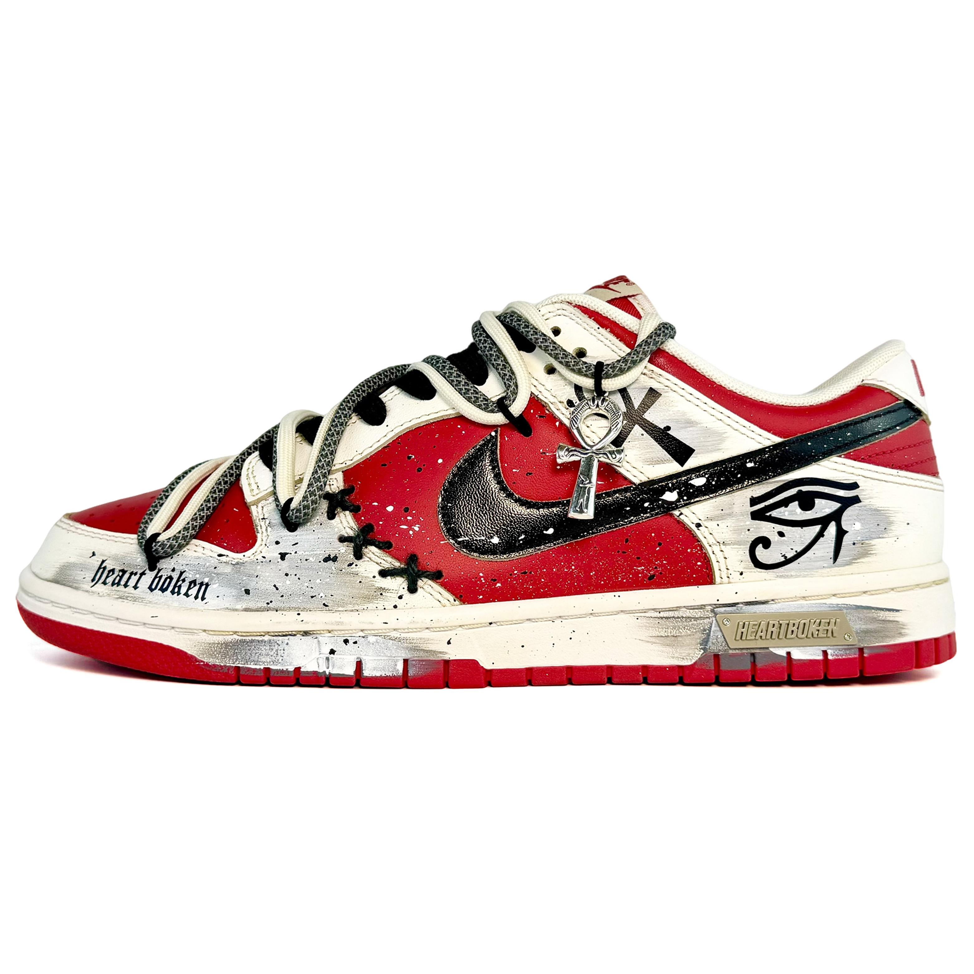 

Nike Dunk Low топ Скейтбордичні кросівки Чоловічі Червоні DD1391-600Team45-) 42