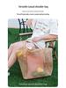 Large Foldable Mesh Beach Shoulder Bag for Outdoor Summer Travel