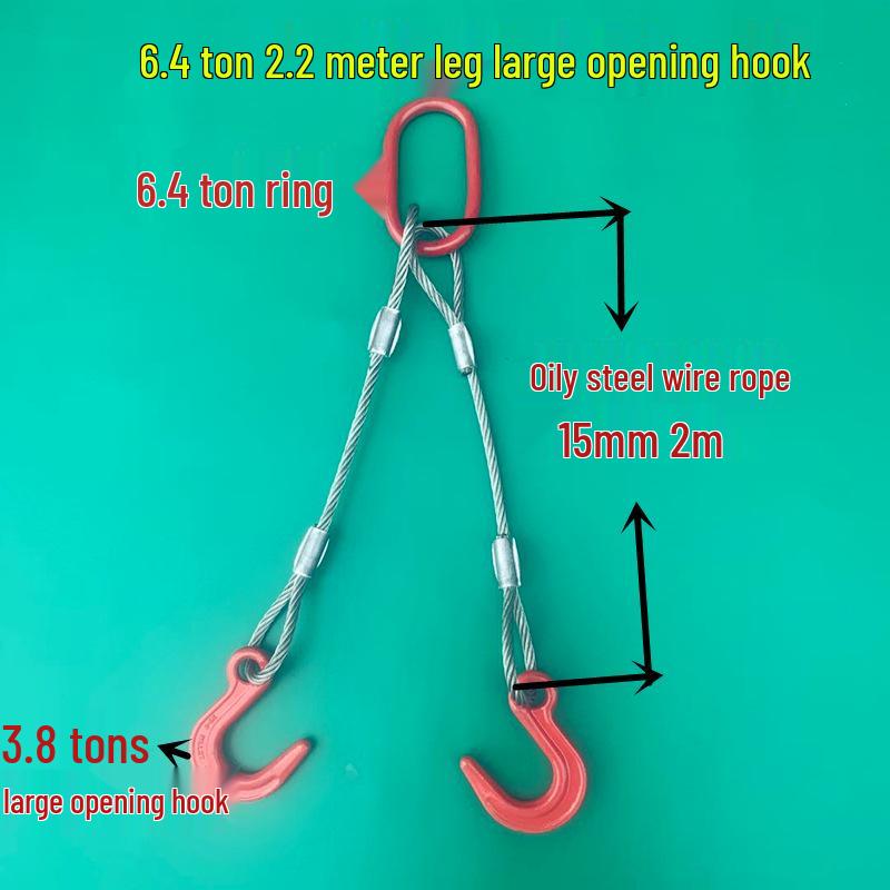 Wire Rope Sling Variants: Pressed Wire Rope, Lifting Hook, Two-Leg, Three-Leg, Four-Leg.