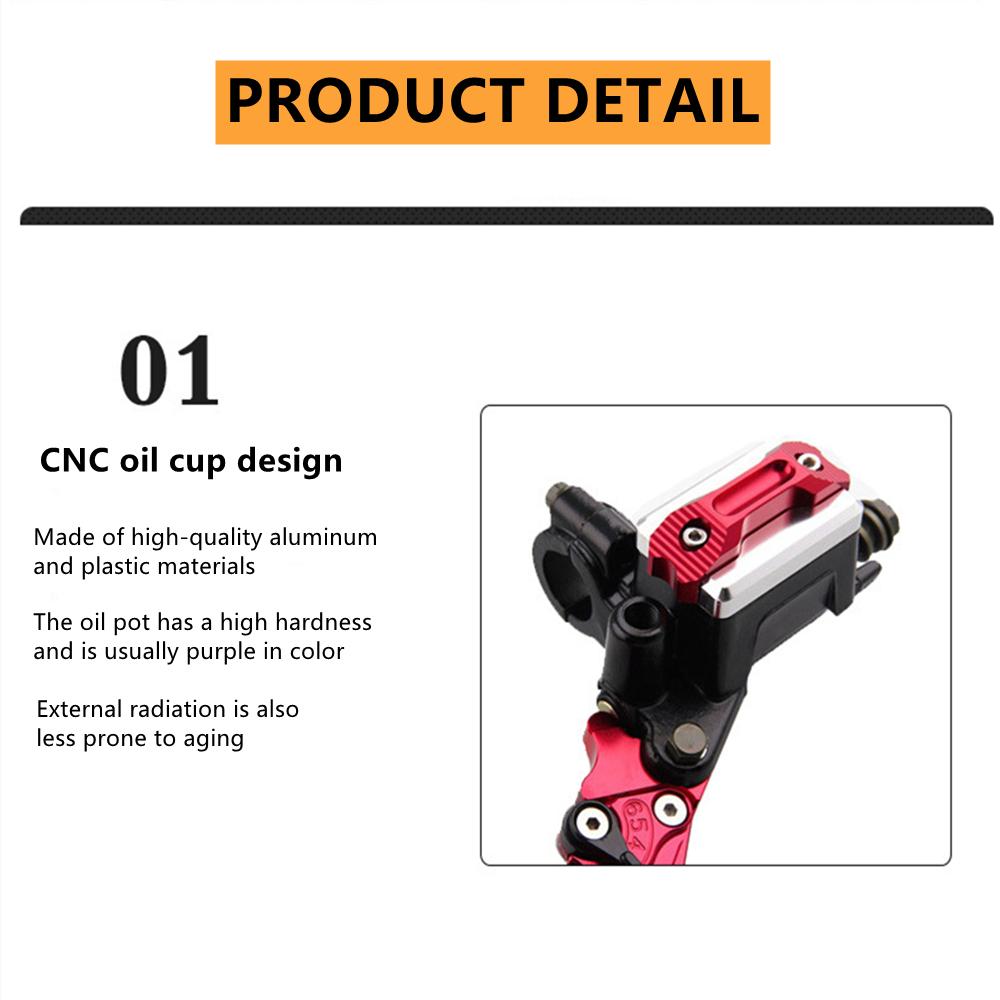 22mm Universal Motorcycle Brake Clutch Levers Hydraulic Front Brake Pump Accessories Lever Motocross Motorcycle Brake Handle
