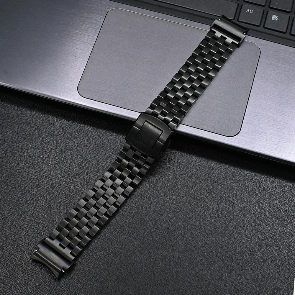 Stainless Steel No Gaps Band for Samsung Galaxy Watch 7 44mm 40mm 6 4 Classic 42 46mm 43 47mm 5 pro 45mm FE Curved End Bracelet