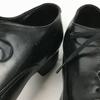 60s-70s? Vintage Edgerton Plain Toe Business Shoes Black size 8 26.0 Men's(USED)