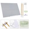 1Set Water Drawing Board Set PP Material Artist Painting Board Foldable Stand Travel Outdoor Sketch Writing Painting Art Tool