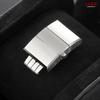 20mm for Ulysse Nardin Watch Buckle Butterfly Buckle Stainless Steel Watch Clasp Silicone Rubber Strap Folding Buckles Accessory