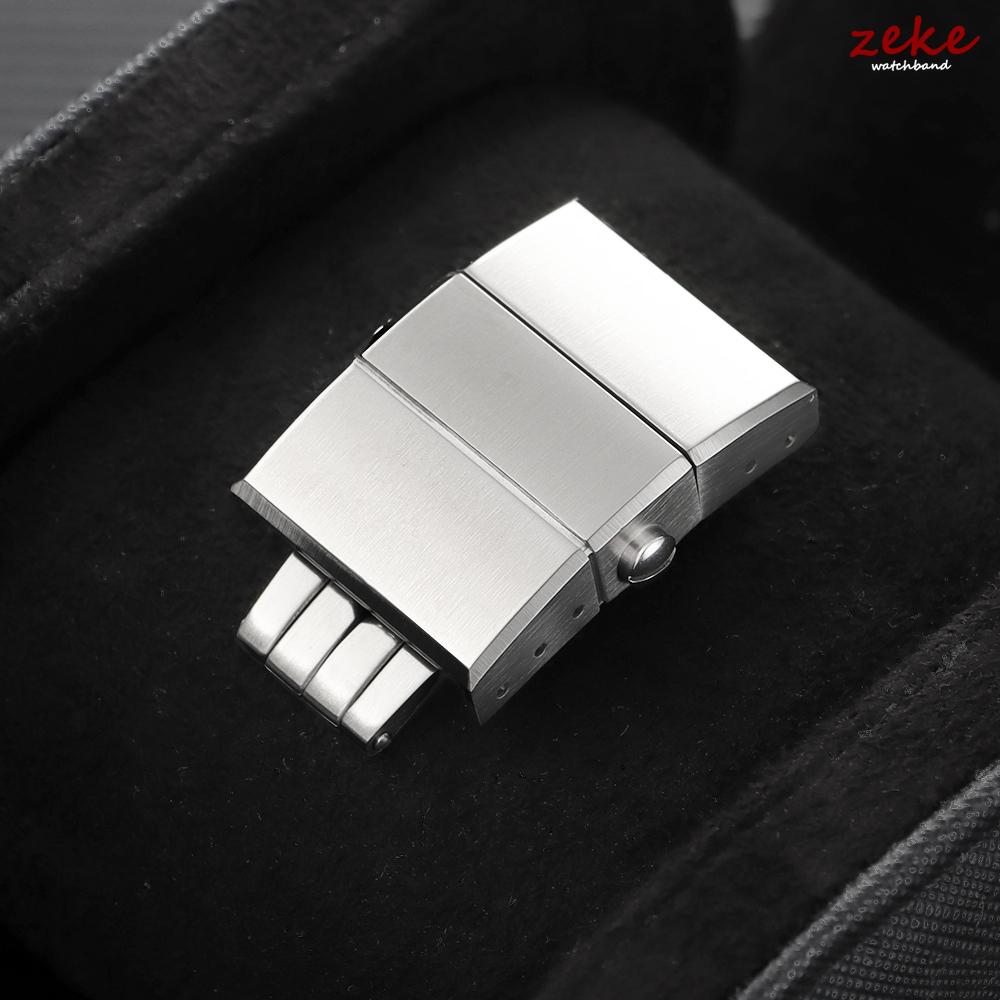 20mm for Ulysse Nardin Watch Buckle Butterfly Buckle Stainless Steel Watch Clasp Silicone Rubber Strap Folding Buckles Accessory