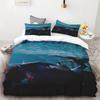 Kids Cartoon Duvet Cover Sonic Hedgehog Quilt Cover Three-piece Set Bedding Set Sonic Gifts Queen King Size