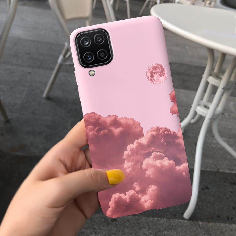 Für Samsung Galaxy A12 Hülle M12 F12 Cue Süßigkeiten Bemalte Abdeckung Weiche Silikon Handyhülle Für Samsung A12 M 12 GalaxyA12 Coque Bumper
