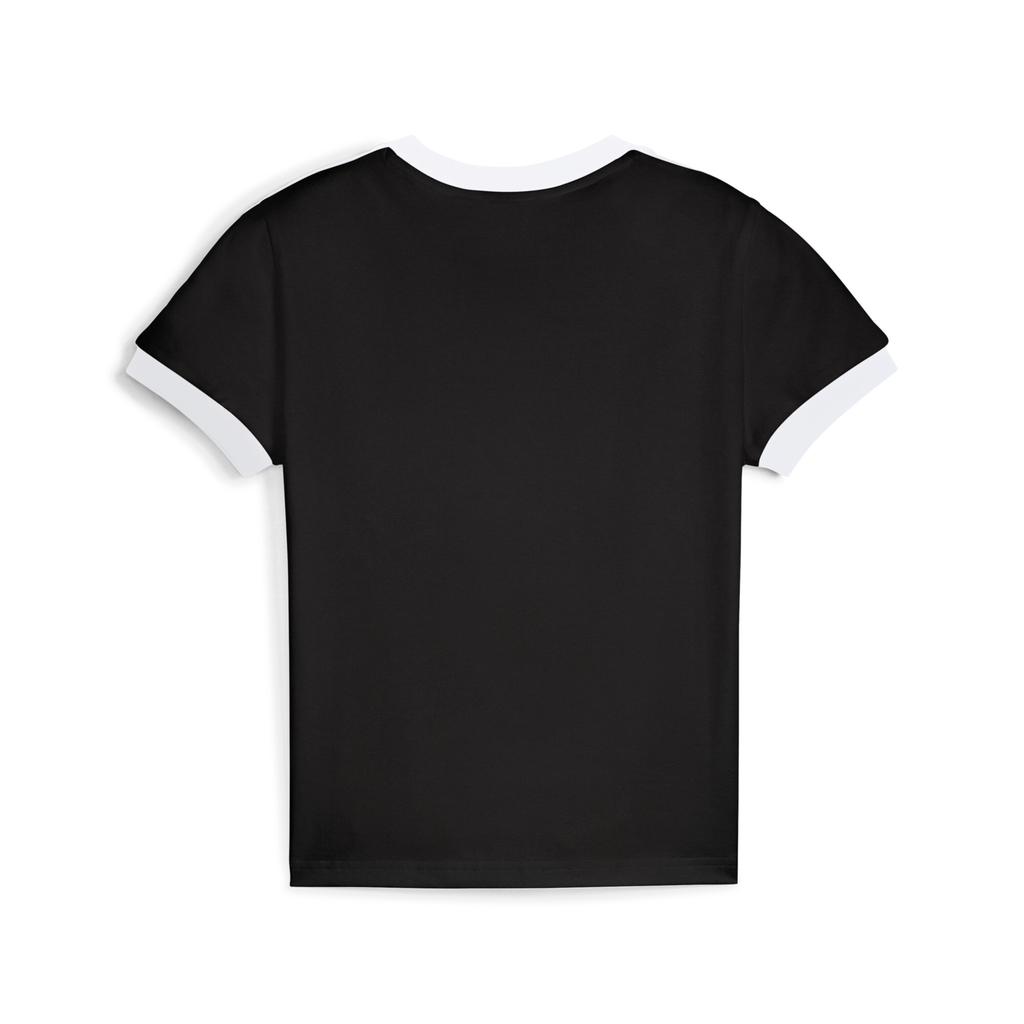 Puma T7 Rundhals Atmungsaktiv Mode Vielseitig Kurzarm Reguläres T-Shirt Damen Oberteile 635876-01