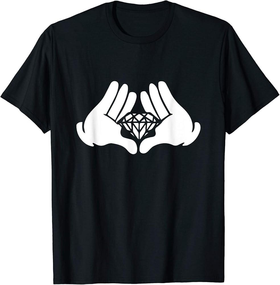 Hands with Diamond - Hip Hop T-Shirt Unisex T-Shirt XXXL