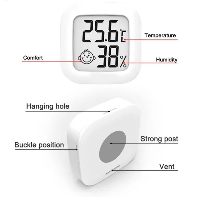 1 Pc Mini LCD Digital Thermometer Hygrometer Indoor Room Electronic Temperature Humidity Meter