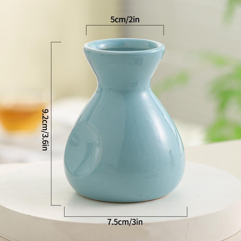 Ins Ceramics Vase Plant Flower Bottle Table Decoration Flower Vase Colorful Vases Wedding Decoration Home Decoration