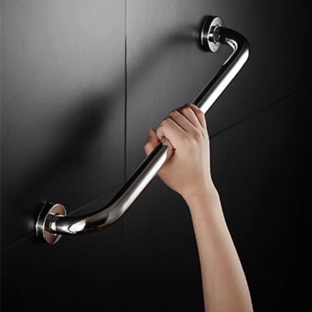 Stainless Steel Grab Bar Bathtub And Shower Barrier-free Safety Railings Elderly And Disabled Anti-slip Handles Bathroom Tools