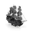 Black Pearl Pirate Ship 3D Metal Model Puzzle Toy, Birthday Gift for Adults