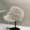 Pleated Newsboy Hats Japanese Peaked Caps Korean Linen Berets  Streetwear