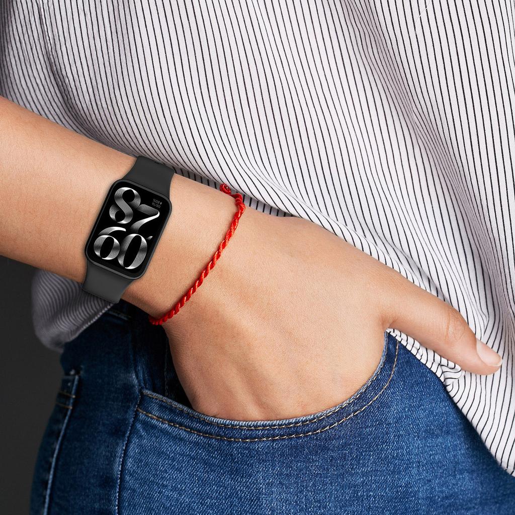 Smartwatch Silicone Bracelet Replacement Soft Strap Adjustable Wristband for smart band 8 pro Quick Release Watch Belt