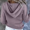Autumn Winter Women's Sweatshirt Long Sleeve Loose Casual Hooded Drawstring Pocket Sweatshirt