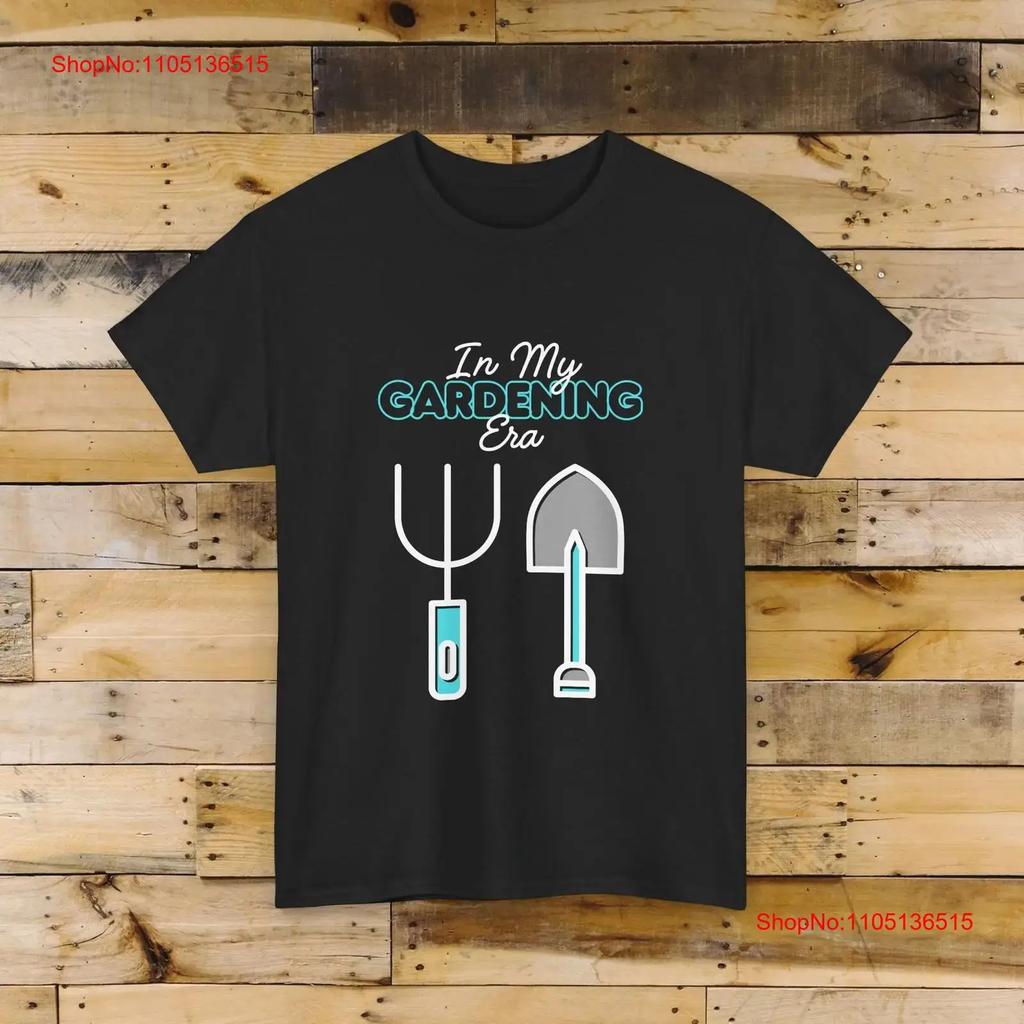 Women's Cotton T Shirt In My Gardening Era Vintage Washed Graphic Comfortable Streetwear Stylish Top For Everyday Wear