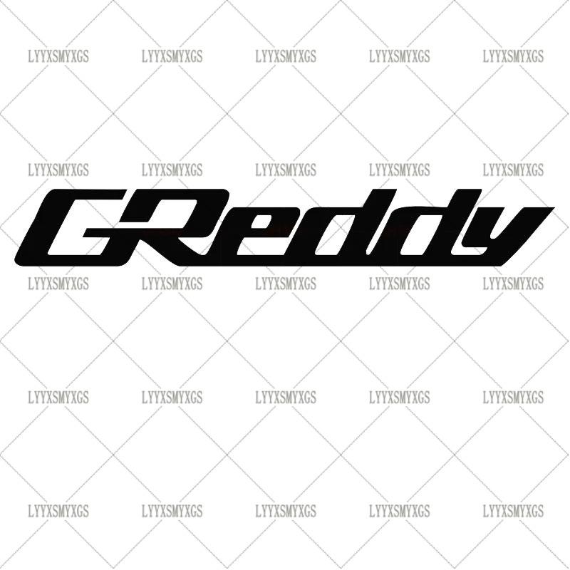 

Self-Adhesive Custom Creative GREDDY Car Stickers Waterproof Sunscreen Vinyl Decal PVC wholesale Car Accessories 20CM чёрный