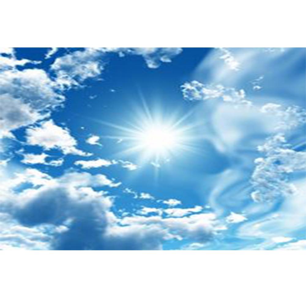 Blue Sky White Cloud Ceiling Wallpaper Living Room Bedroom 3d Sky Wallpaper Ceiling Mural