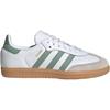 Adidas Samba OG J White Silver Green Kids Sneakers Cloud-White Gum JP5479