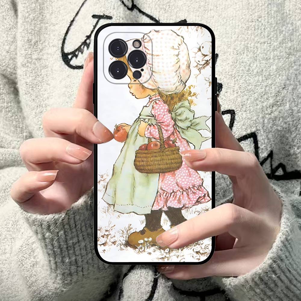 Sarah Kay Girls Cute Phone Case For IPhone 17 16 15 Plus X 14 11 12 13 Mini Pro Max Mobile Case