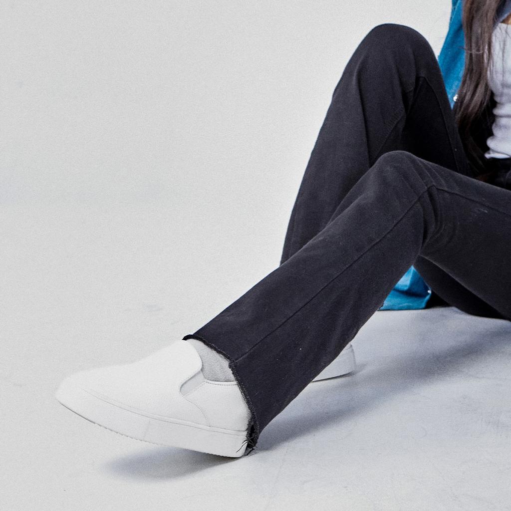 [Hilltop] 6cm Height-Increasing Defend Slip-on [JC3503-WHITE]