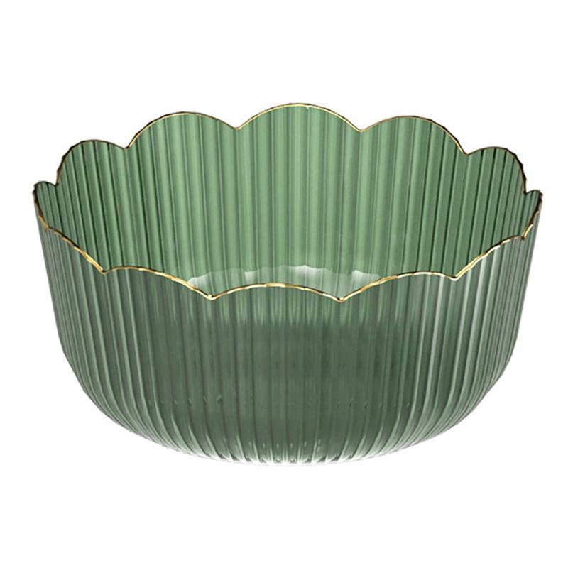 

Многофункциональная большая емкость для фруктов, прозрачная пластиковая фруктовая чаша, штабелируемая салатница, хранение в гостиной, поднос для фруктов