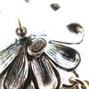 Excellent CHANEL Pierce COCO Mark Flower Rhinestone Faux Pearl Swing A22K Used
