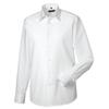 Russell Collection Mens Plain Oxford Tailored Long-Sleeved Shirt