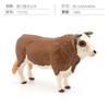 Pvc Farm Detailed Animal Models With Realistic Swiss Brown Cow And Strong Bull Longhorn