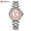 CURREN Fashion Women Watch Top Brand Luxury Ladies Girl Wristwatch Black Stainless Steel Bracelet Classic Female Clock Gift 9004