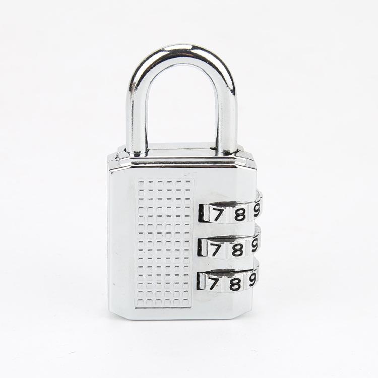 Metal Combination Padlock for Suitcases, Backpacks, Gym Lockers, Doors, and Windows - Zinc Alloy Anti-theft Lock.