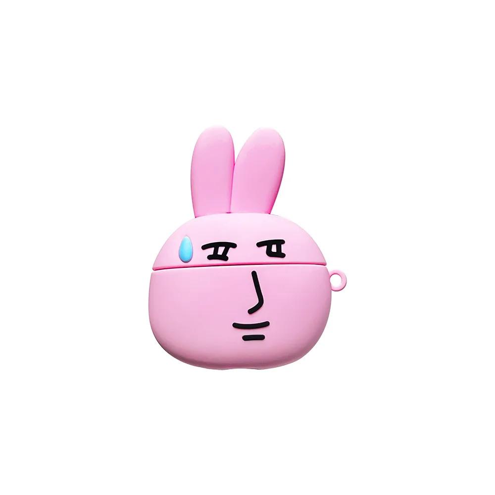 For Airpods 4 Case 2024,Cute 3D Japan Pink Rabbit Silicone Earphone Cover For Airpod 4 Case/Airpods Case For Girls Women