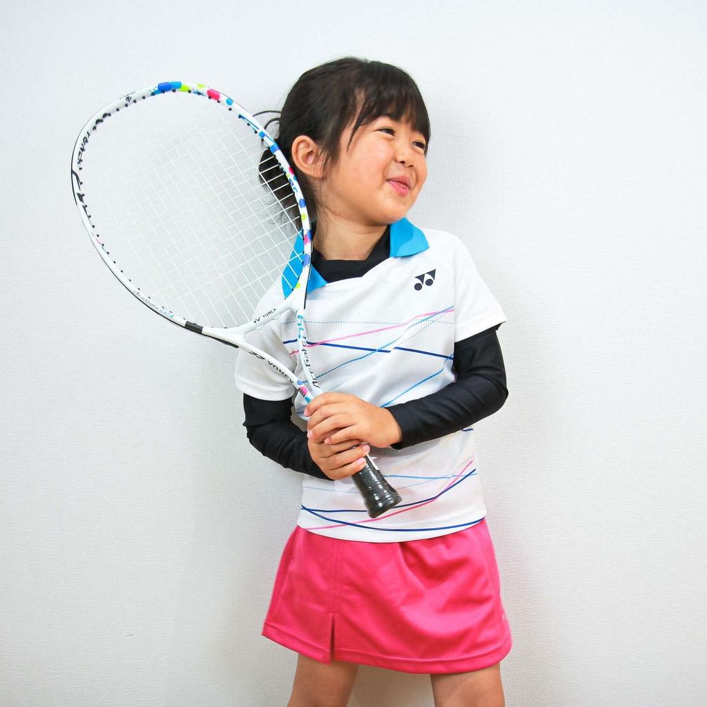 YONEX Ace Gate 59 Soft Tennis White G00 ACE59G Racket, Junior, Pre-strung, (011)