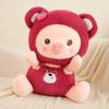 Strawberry Delightful Pig Plush Pillow Cute Cartoon Stuffed Doll Gift