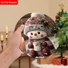 Warm Winter Wooden Christmas Sign - Unique Figurine Ornaments with Adorable Snowman Pattern - Ideal for Front Door, Yard, Porch, Wall Decor