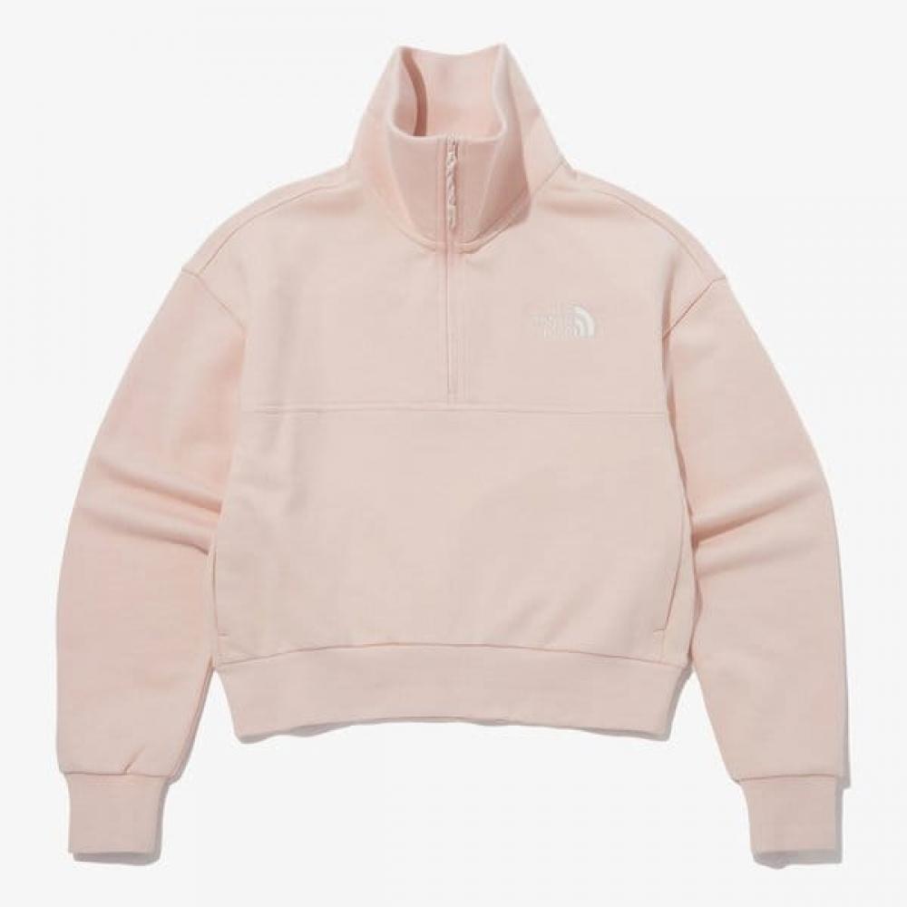 

[north Face Official] Nm5mp56c Half Zip Sweatshirt PALE PINK/092