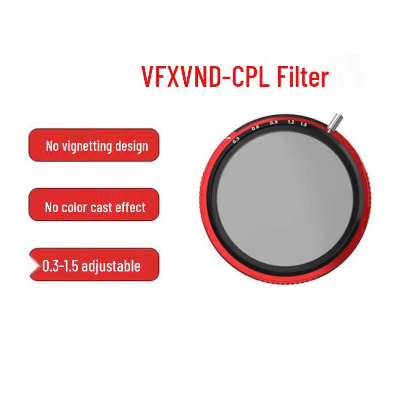 

Viltrox VFX Adjustable VND & CPL 2-in-1 Filter