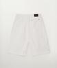 Seteo (W) Stitch Cotton Bermuda Pants White