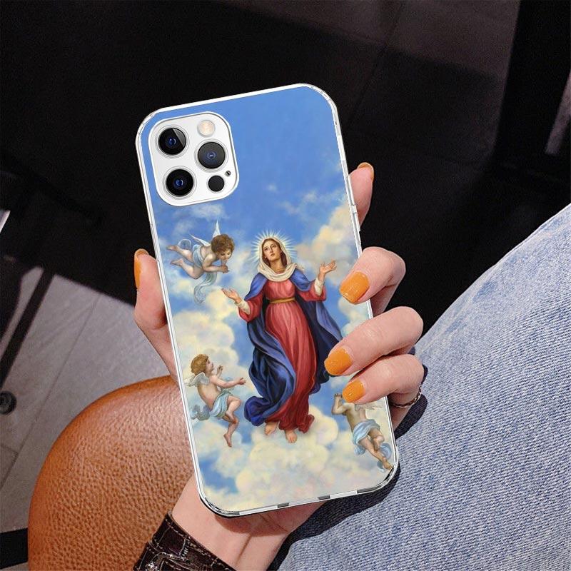 Virgin De Guadalupe Virgen Mary Phone Case For iPhone 17 Air 16 Pro Max 16E 15 + 14 Plus 11 12 13 Mini 7 8 SE Gift Print Cover F