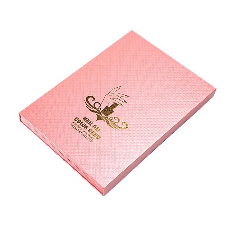 120-Color Gel Polish Display Book with Dustproof Embedded Design
