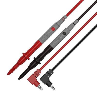 Heat Resistant Multimeter Test Leads with PVC Insulation Multimeter Probes Leads with Tip Pair for Stable Measurements