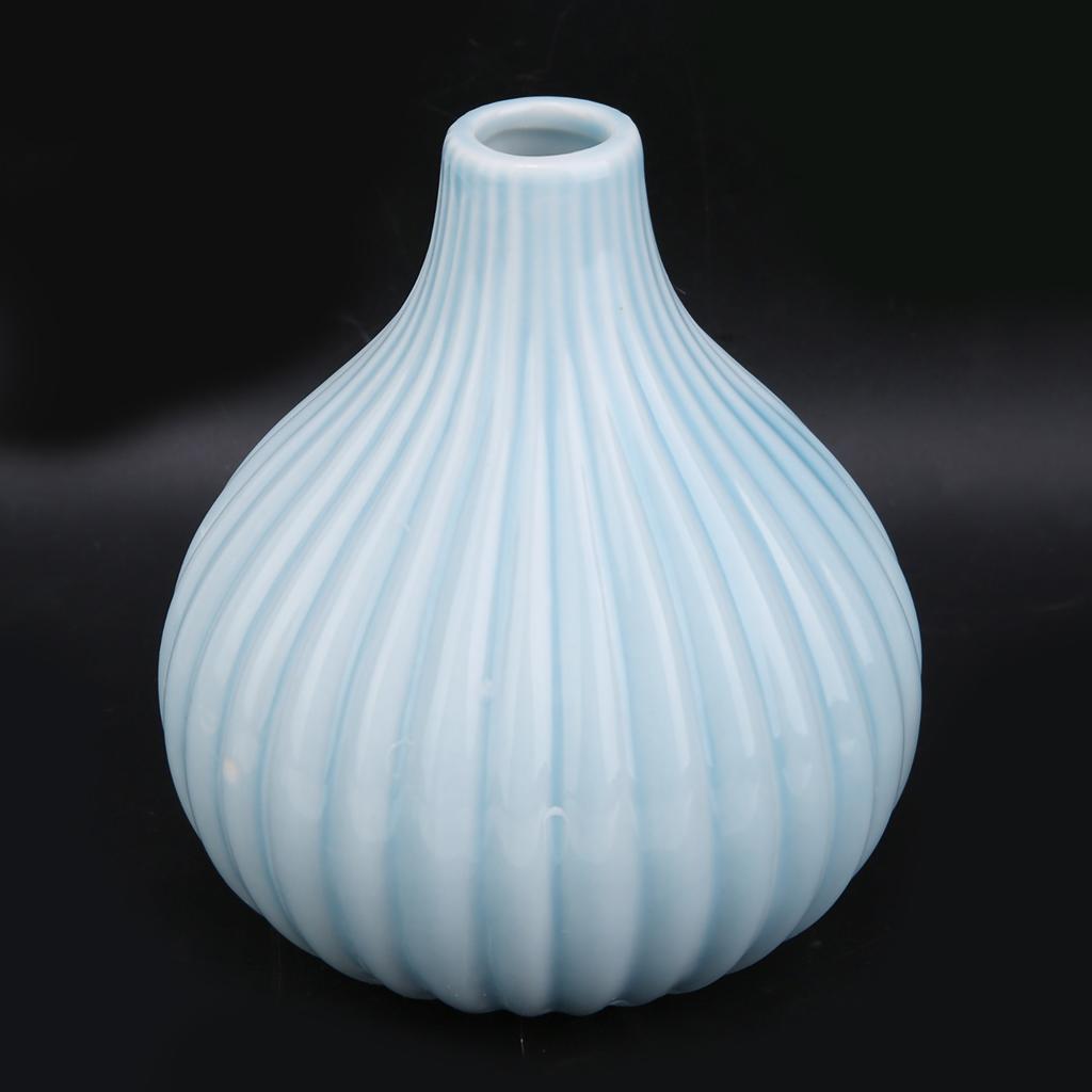 Ceramic Vase Home Room Table Desktop Decoration Ornaments (Small White)